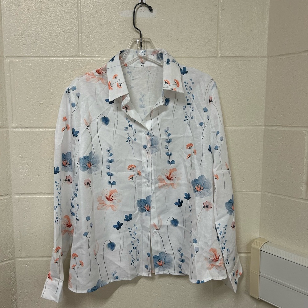 Floral Button-Up Shirt